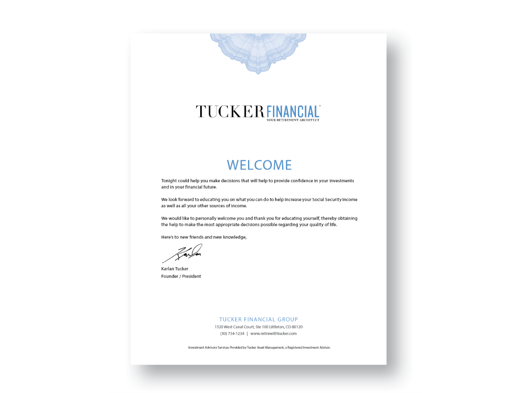 celebritize your brand blue and white welcome letter